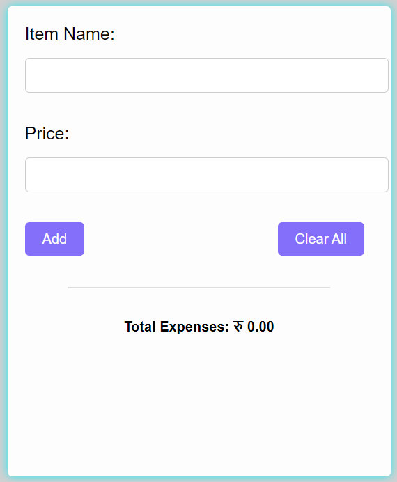 Expense Tracker