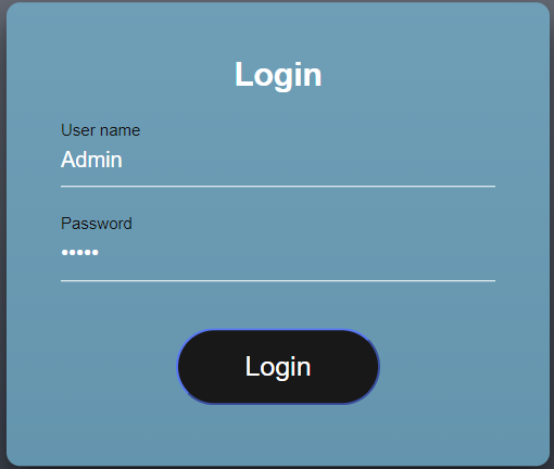 Login Form