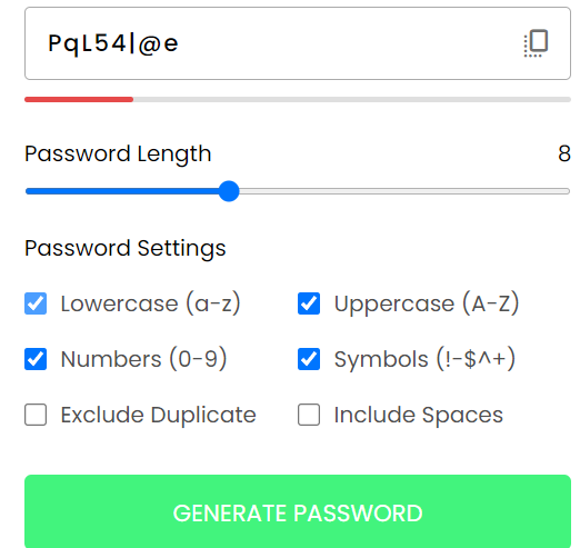 Password Generator